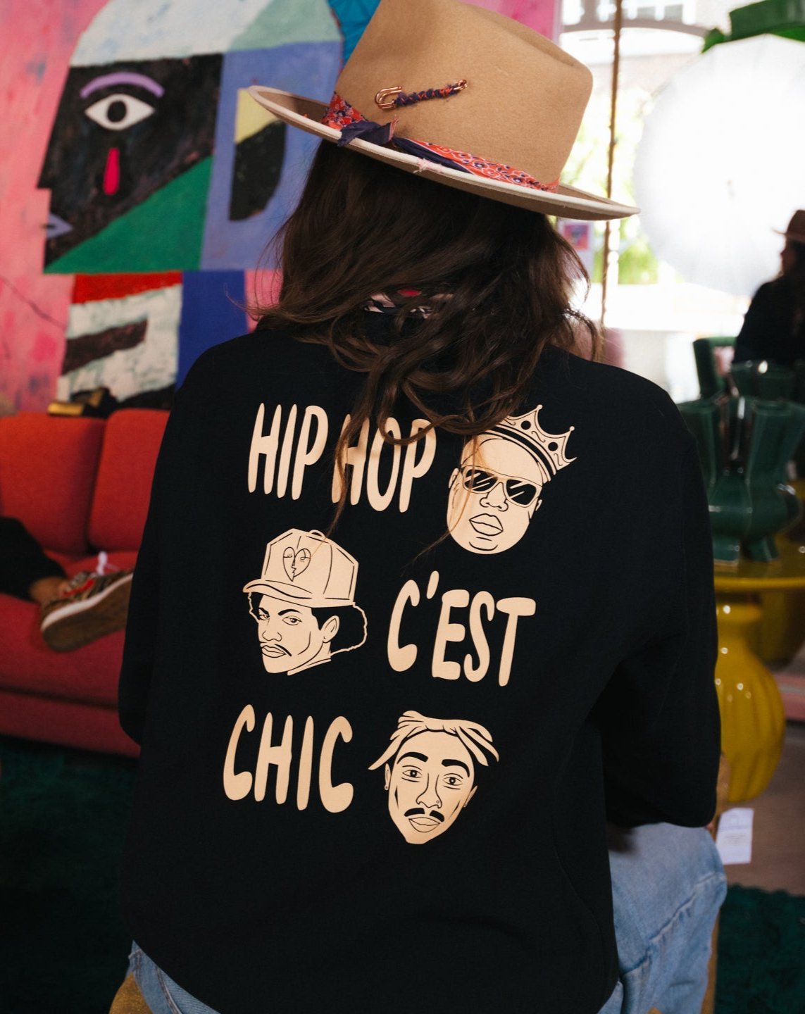 Hip Hop C'est chic suéter negro