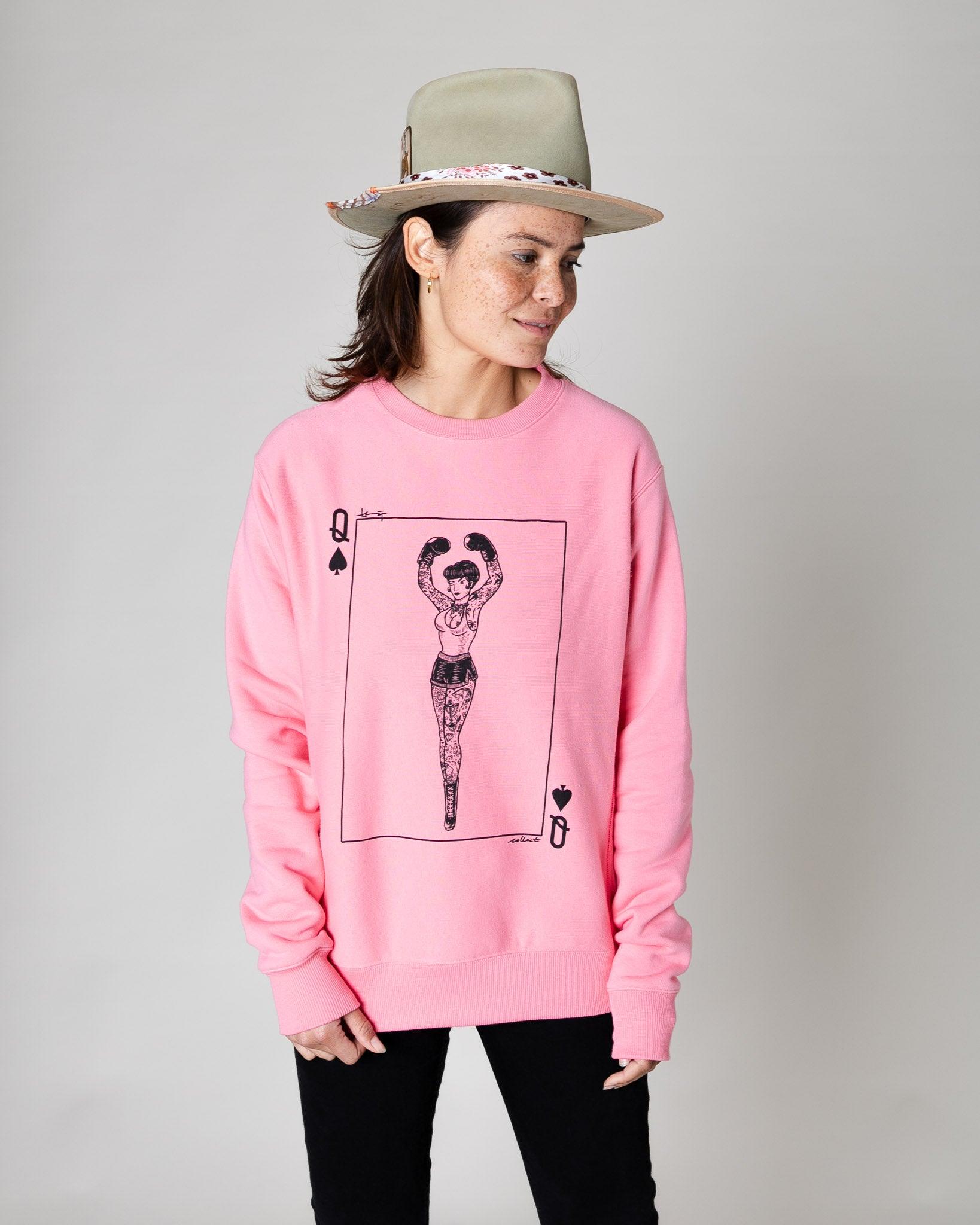 Boxing queen suéter rosa