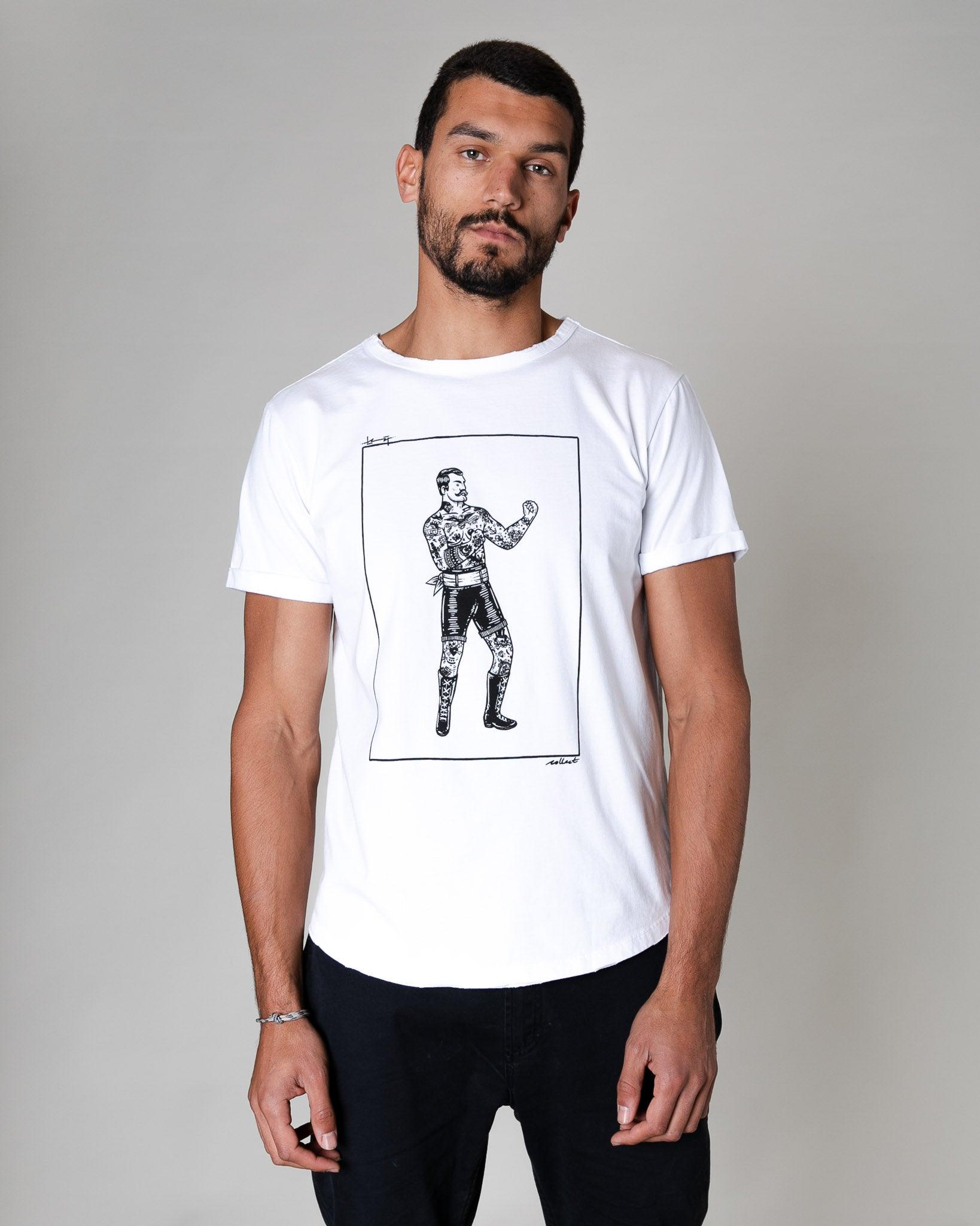 Boxer Tee White