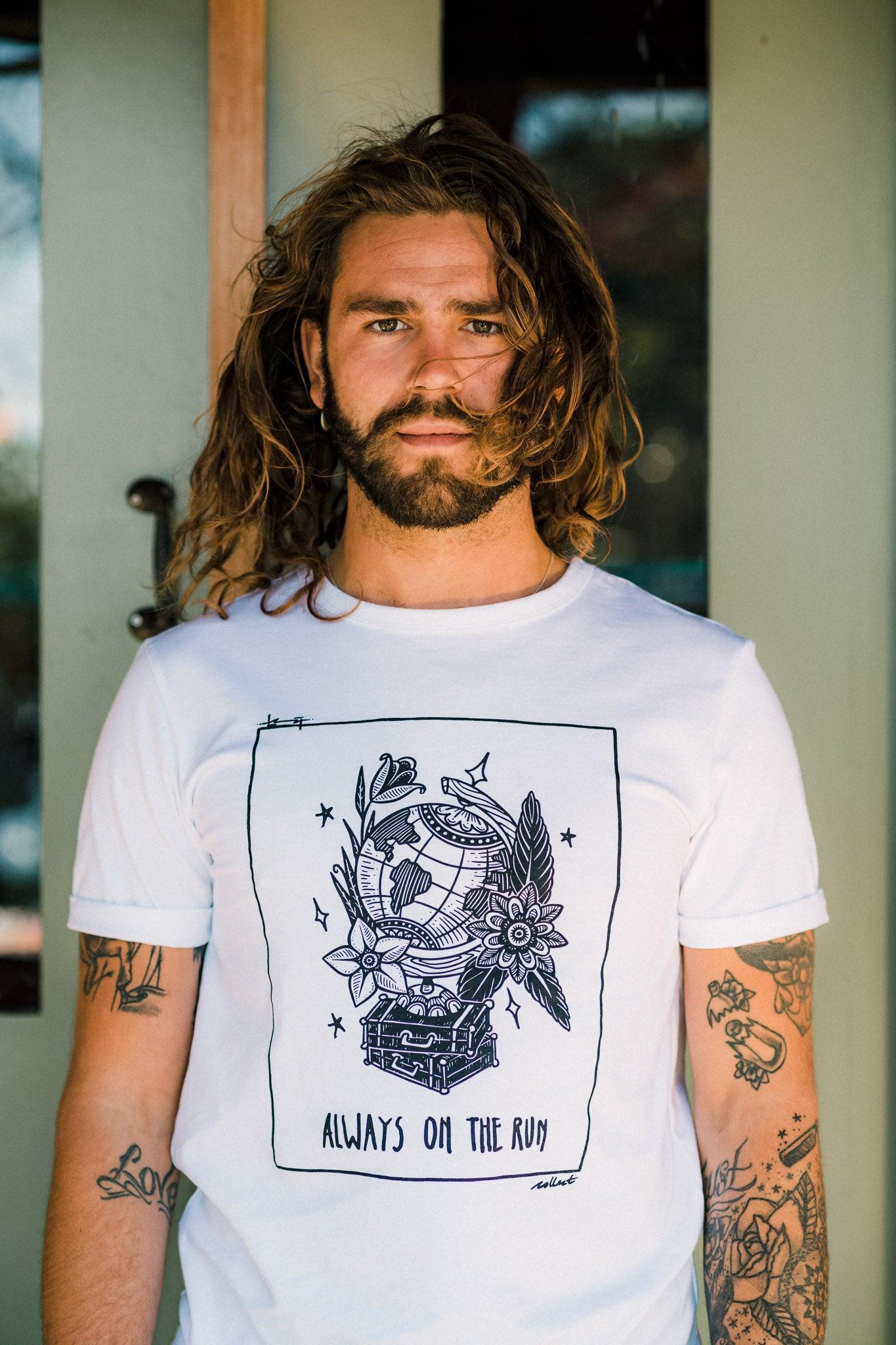 Siempre en la camiseta de carrera