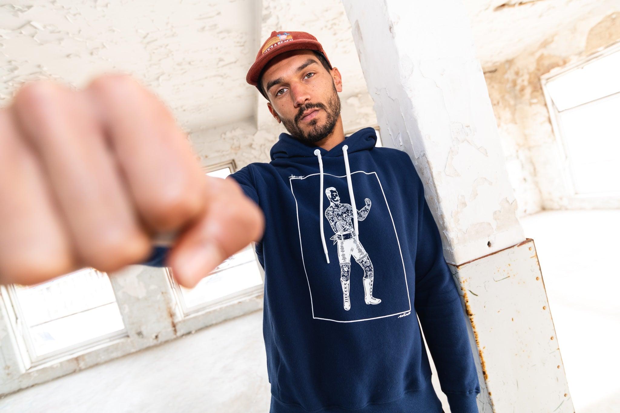 Boxer Hoodie Blue oscuro