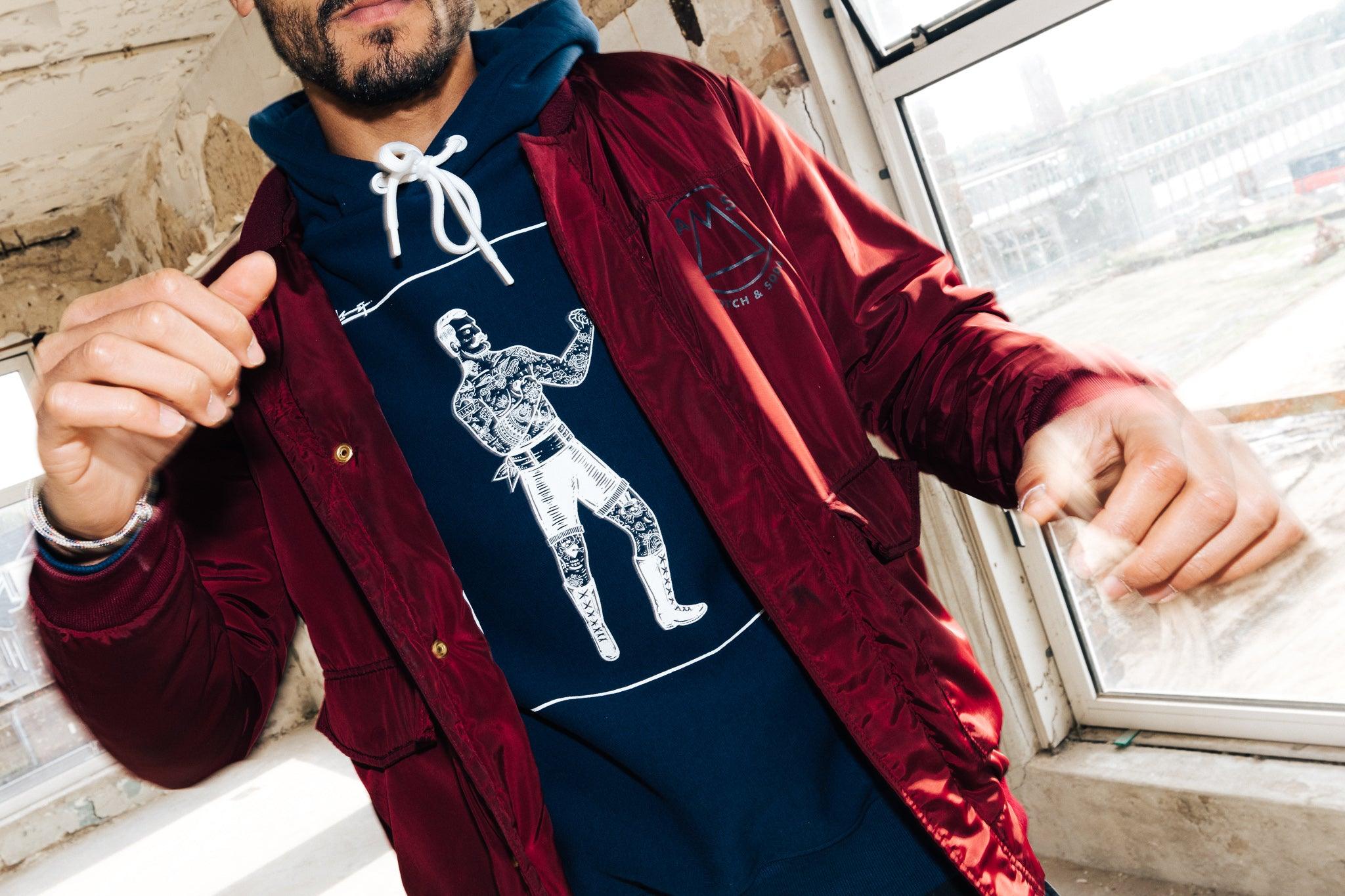 Boxer Hoodie Blue oscuro