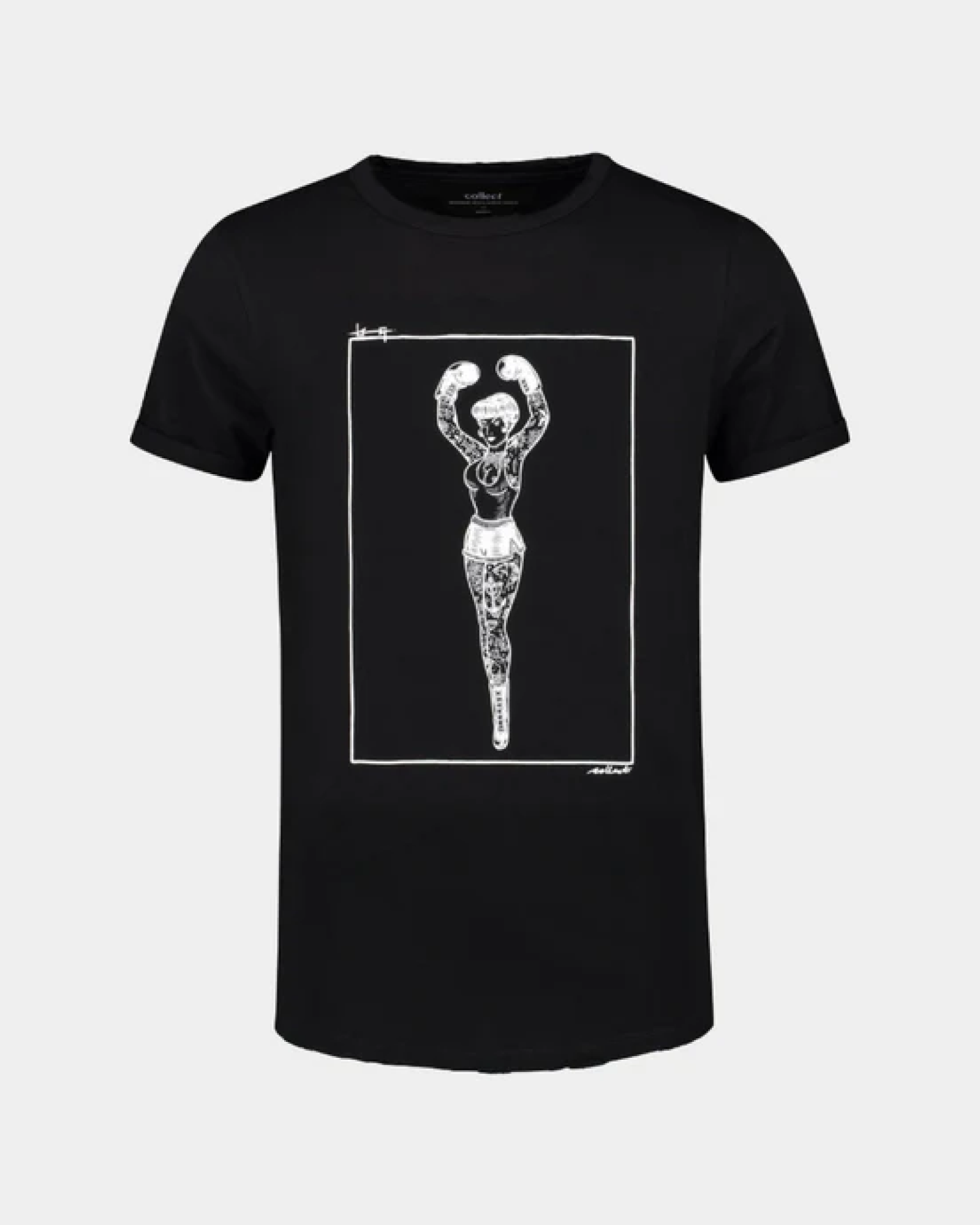 TEE LADY BOXER NEGRA