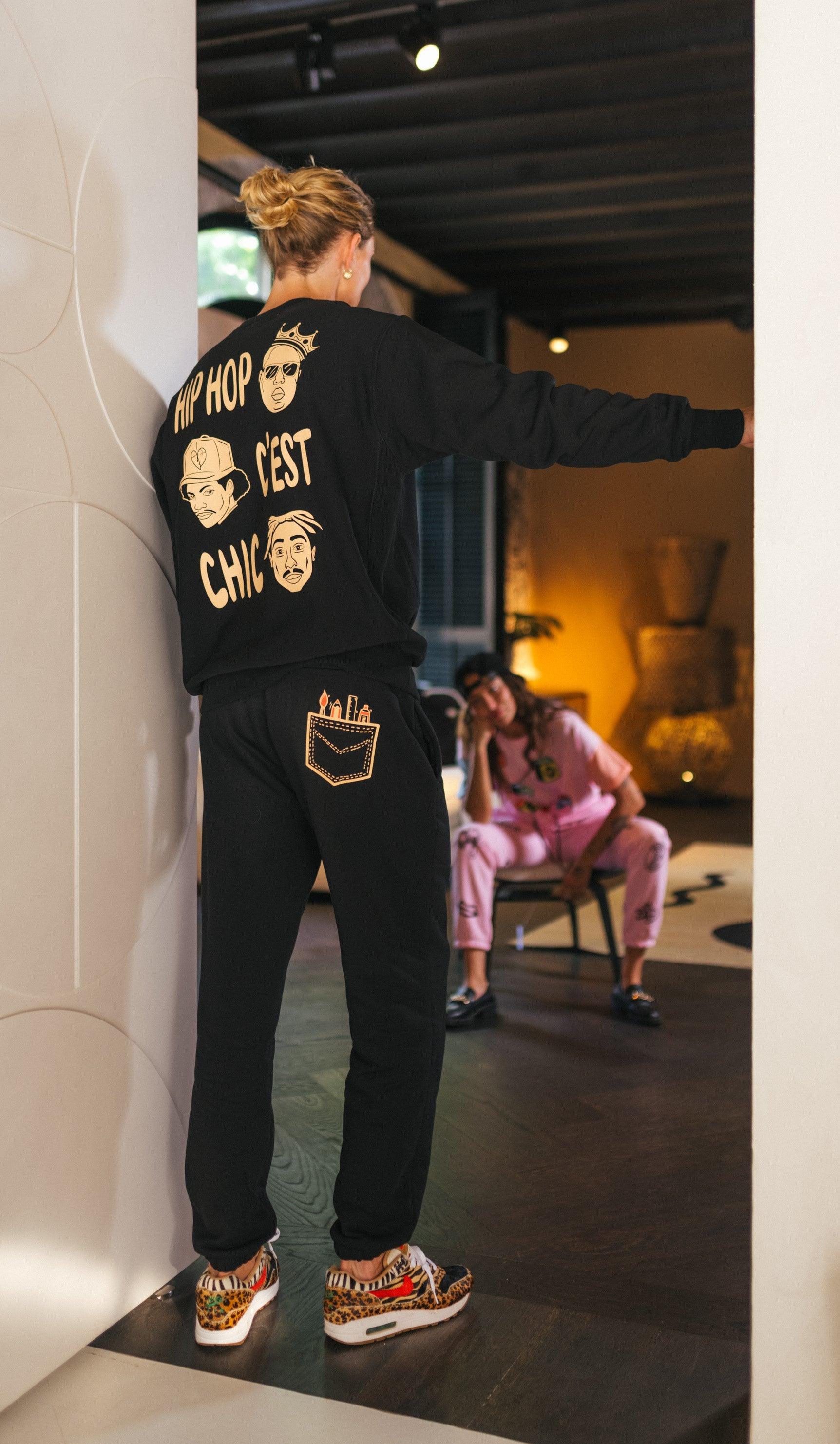 Hip Hop C'est chic suéter negro