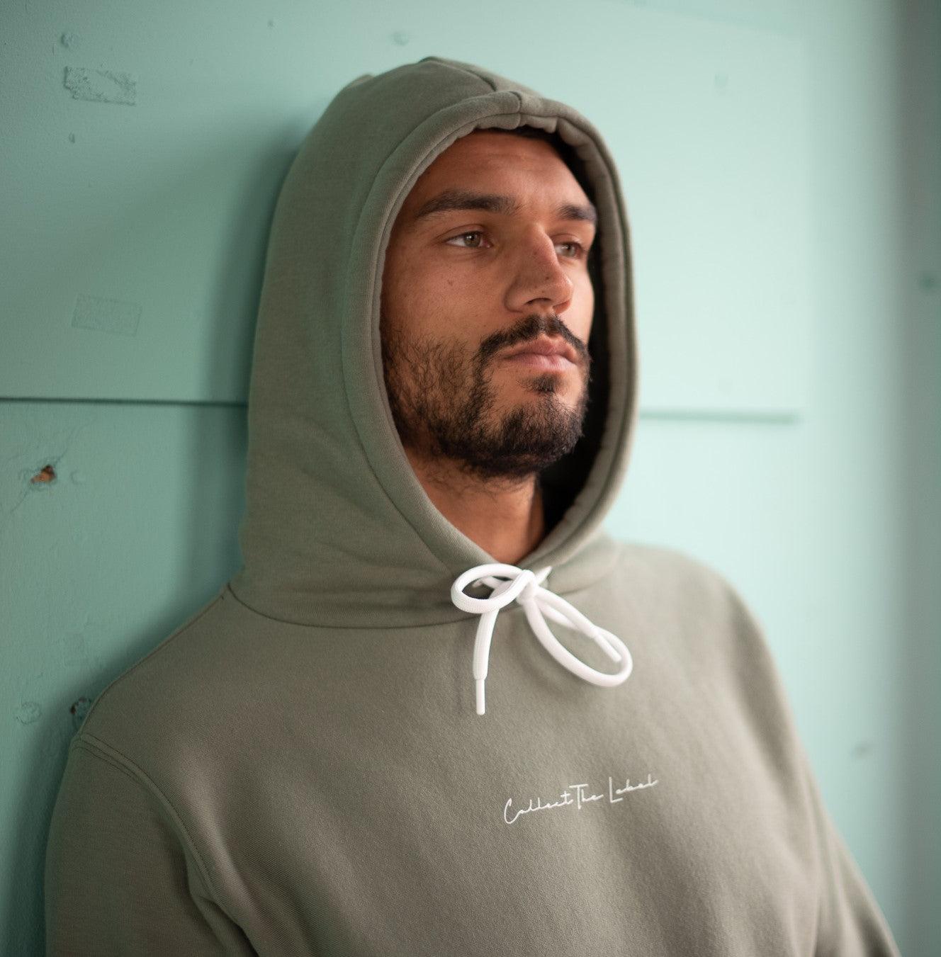 Stevie sudadera con capucha verde