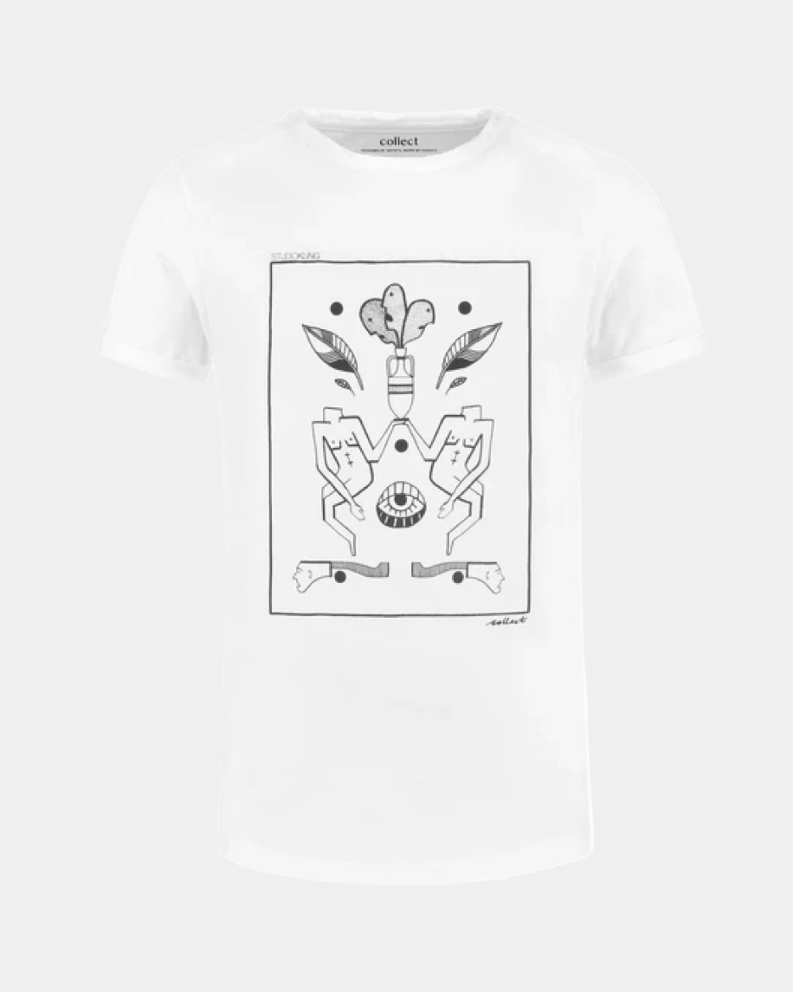 Camiseta del cuerpo flotante